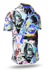Kurzärmliges Hemd NIGHTMAN – GERMENS artfashion – 100 % Baumwolle - Größe M