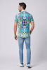 Sommerhemd Herren CARROUSEL MINT – GERMENS artfashion – 100 % Baumwolle - Größe M