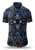 Camisa de verano para hombre CARROUSEL BLACK - 100 % algodón - 10 tallas, de la XS a la 6XL - diseño excepcional - acabado de primera calidad - tejidos «Made in Germany» - edición limitada y exclusiva