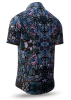 Camisa de manga corta para hombre de verano CARROUSEL BLACK – GERMENS artfashion – 100 % algodón - Talla XS