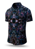 Sommerhemden CARROUSEL BLACK – GERMENS artfashion – 100 % Baumwolle - Größe 3XL