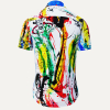 Camisa de verano para hombre MUNEGU - 100 % algodón - 10 tallas, de la XS a la 6XL - diseño excepcional - confección de primera calidad - tejidos «Made in Germany» - edición limitada y exclusiva