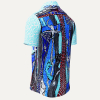 Herrenhemden Kurzarm JIMIMBI BLUES – GERMENS artfashion – 100 % Baumwolle - Größe M