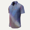 Herren Hemd Kurzarm CUBO SPHERE – GERMENS artfashion – 100 % Baumwolle - Größe XL