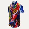 Herren Hemd Kurzarm MYSTERIAL – GERMENS artfashion – 100 % Baumwolle - Größe L