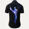 Camisa de verano para hombre WELTENENGEL - 100 % algodón - 10 tallas, de la XS a la 6XL - diseño excepcional - confección de primera calidad - tejidos «Made in Germany» - edición limitada y exclusiva