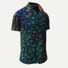 Camisa de manga corta para hombre FLOREL NOIR