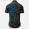Camisa de verano para hombre FLOREL NOIR - 100 % algodón - 10 tallas, de la XS a la 6XL - diseño excepcional - acabado de primera calidad - tejidos «Made in Germany» - edición limitada y exclusiva