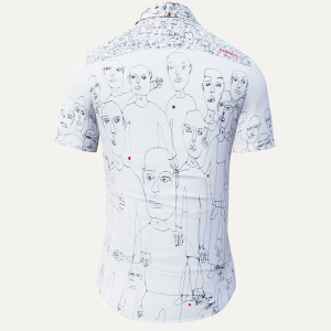 Camisa de verano para hombre ARTÍCULO 3GG - 100 % algodón - 10 tallas...