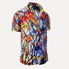 Kurzärmliges Hemd KNOCKOUT – GERMENS artfashion – 100 % Baumwolle - Größe XL