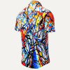 Kurzarmhemd Herren Sommer KNOCKOUT – GERMENS artfashion – 100 % Baumwolle - Größe 3XL