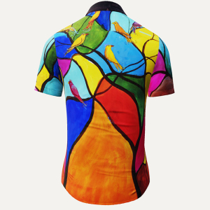 Camisa de verano para hombre BIRDMAN - 100 % algodón - 10 tallas...