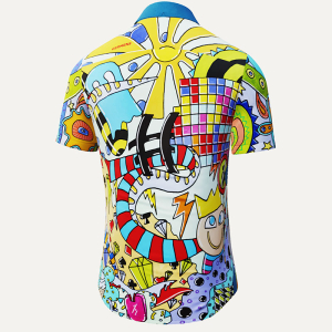 Camisa de verano para hombre ARCADES - 100 % algodón - 10 tallas...