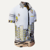 Camisa de verano para hombre STADTGEFLÜSTER - 100 % algodón - 10 tallas, de la XS a la 6XL - diseño excepcional - confección de primera calidad - tejidos «Made in Germany» - edición limitada y exclusiva