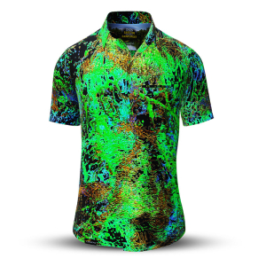 Camisa de verano para hombre SAVE THE RAINFOREST - 100 % algodón - 10 tallas, de la XS a la 6XL - diseño excepcional - confección de primera calidad - tejidos fabricados en Alemania - edición limitada y exclusiva