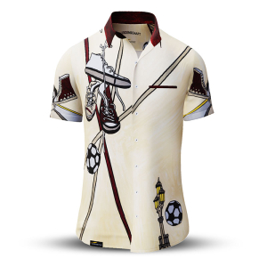 Camisa de verano para hombre LEIDENSCHAFT - 100 % algodón - 10...
