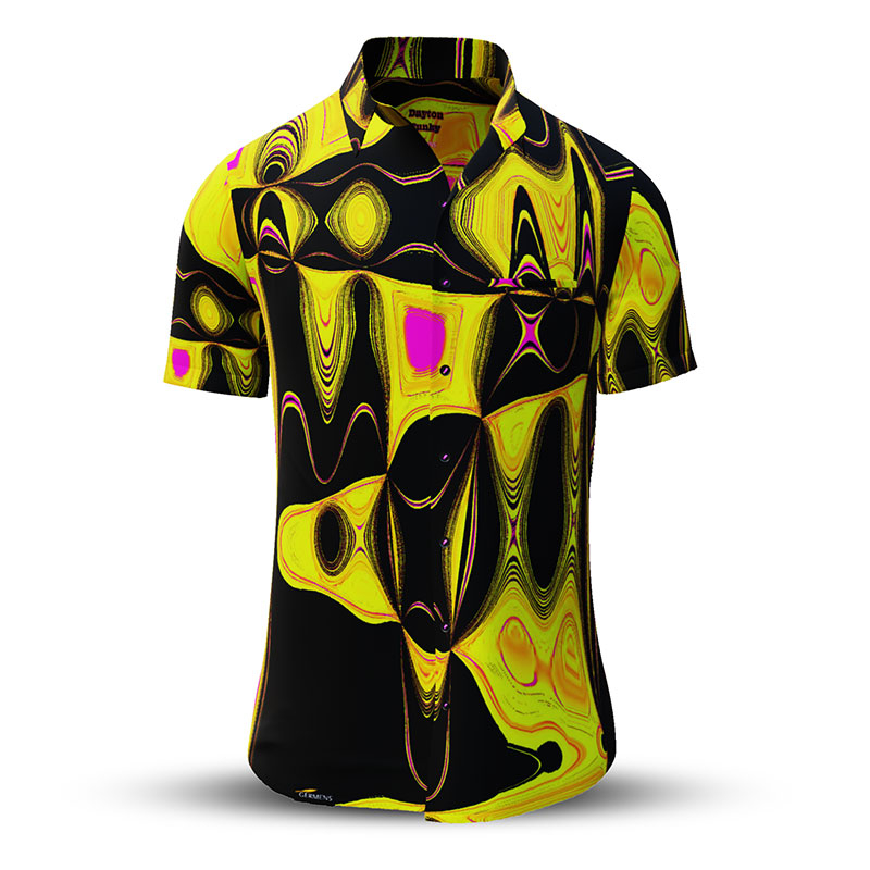 Sommerhemd Herren DAYTON FUNKY - 100 % Baumwolle - 10 Größen von XS - 6XL - außergewöhnliches Design - feinste Verarbeitung - Stoffe Made in Germany - limitiert und exklusiv