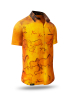 Herrenhemd Kurzarm CAVEMAN – GERMENS artfashion – 100 % Baumwolle - Größe S