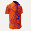 Camisa de verano para hombre DENADA ORANGE - 100 % algodón - 10 tallas, desde la XS hasta la 6XL - diseño excepcional - confección de primera calidad - tejidos fabricados en Alemania - edición limitada y exclusiva