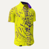 Camisa de manga corta para hombre DENADA YELLOW