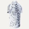 Camisa de manga corta para hombre DENADA WHITE