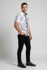 Sommerhemd Herren DENADA WHITE - 100 % Baumwolle - 10 Größen von XS - 6XL - außergewöhnliches Design - feinste Verarbeitung - Stoffe Made in Germany - limitiert und exklusiv