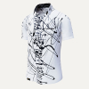 Sommerhemd Herren DENADA WHITE – GERMENS artfashion – 100 % Baumwolle - Größe 4XL