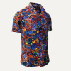 Camisa de verano para hombre CIRCULI SANGRIA - 100 % algodón - 10 tallas, de la XS a la 6XL - diseño excepcional - acabado de primera calidad - tejidos «Made in Germany» - edición limitada y exclusiva