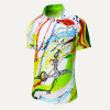 Herrenhemden Kurzarm GLÜCKSGARTEN – GERMENS artfashion – 100 % Baumwolle - Größe L