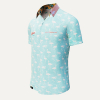 Herrenhemden Kurzarm FLAMINGO HOTEL 2 – GERMENS artfashion – 100 % Baumwolle - Größe XXL