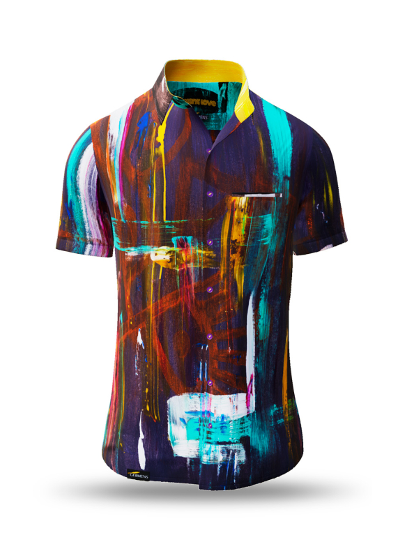 Sommerhemd Herren NIGHTLOVE - 100 % Baumwolle - 10 Größen von XS - 6XL - außergewöhnliches Design - feinste Verarbeitung - Stoffe Made in Germany - limitiert und exklusiv