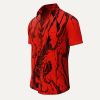 Herrenhemd Kurzarm DORNENPRINZ BLUT – GERMENS artfashion – 100 % Baumwolle - Größe S