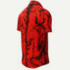 Herrenhemd Kurzarm DORNENPRINZ BLUT – GERMENS artfashion – 100 % Baumwolle - Größe M