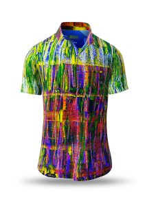Camisa de verano para hombre FLUORO - 100 % algodón - 10 tallas desde...