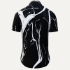 Sommerhemd Herren LEBENSADER KAVIAR - 100 % Baumwolle - 10 Größen von XS - 6XL - außergewöhnliches Design - feinste Verarbeitung - Stoffe Made in Germany - limitiert und exklusiv