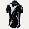 Sommerhemd Herren LEBENSADER KAVIAR - 100 % Baumwolle - 10 Größen von XS - 6XL - außergewöhnliches Design - feinste Verarbeitung - Stoffe Made in Germany - limitiert und exklusiv