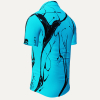 Sommerhemd Herren LEBENSADER AQUAMARIN - 100 % Baumwolle - 10 Größen von XS - 6XL - außergewöhnliches Design - feinste Verarbeitung - Stoffe Made in Germany - limitiert und exklusiv