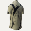 Kurzarmhemd Herren LEBENSADER OLIV – GERMENS artfashion – Größe 3XL