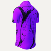 Kurzarmhemd Herren Sommer LEBENSADER FLIEDER – GERMENS artfashion – 100 % Baumwolle - Größe XS