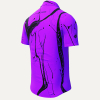 Kurzarmhemd Herren Sommer LEBENSADER FLIEDER – GERMENS artfashion – 100 % Baumwolle - Größe XS
