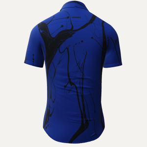 Camisa de verano para hombre LEBENSADER MARINE - 100 % algodón - 10...