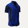 Sommerhemd Herren LEBENSADER MARINE - 100 % Baumwolle - 10 Größen von XS - 6XL - außergewöhnliches Design - feinste Verarbeitung - Stoffe Made in Germany - limitiert und exklusiv