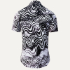 Camisa de verano para hombre GOOD VIBRATIONS - 100 % algodón - 10 tallas, de la XS a la 6XL - diseño excepcional - confección de primera calidad - tejidos «Made in Germany» - edición limitada y exclusiva