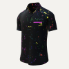 Kurzarmhemd Herren Sommer DELTA X – GERMENS artfashion – 100 % Baumwolle - Größe 5XL