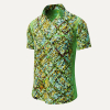 Kurzarmhemd Herren Sommer MIROUGE SPRING – GERMENS artfashion – 100 % Baumwolle - Größe 4XL
