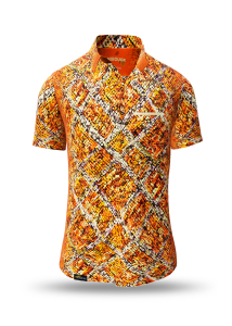 Camisa de verano para hombre MIROUGE FALL - 100 % algodón - 10...
