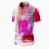 Herrenhemden Kurzarm VERVE SAPHIR – GERMENS artfashion – 100 % Baumwolle - Größe 5XL