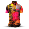 Sommerhemd Herren VERVE BERNSTEIN - 100 % Baumwolle - 10 Größen von XS - 6XL - außergewöhnliches Design - feinste Verarbeitung - Stoffe Made in Germany - limitiert und exklusiv