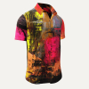 Sommerhemd Herren VERVE BERNSTEIN - 100 % Baumwolle - 10 Größen von XS - 6XL - außergewöhnliches Design - feinste Verarbeitung - Stoffe Made in Germany - limitiert und exklusiv