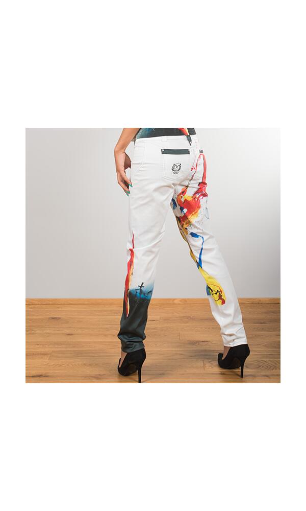 COLORED WOMEN`S PANTS